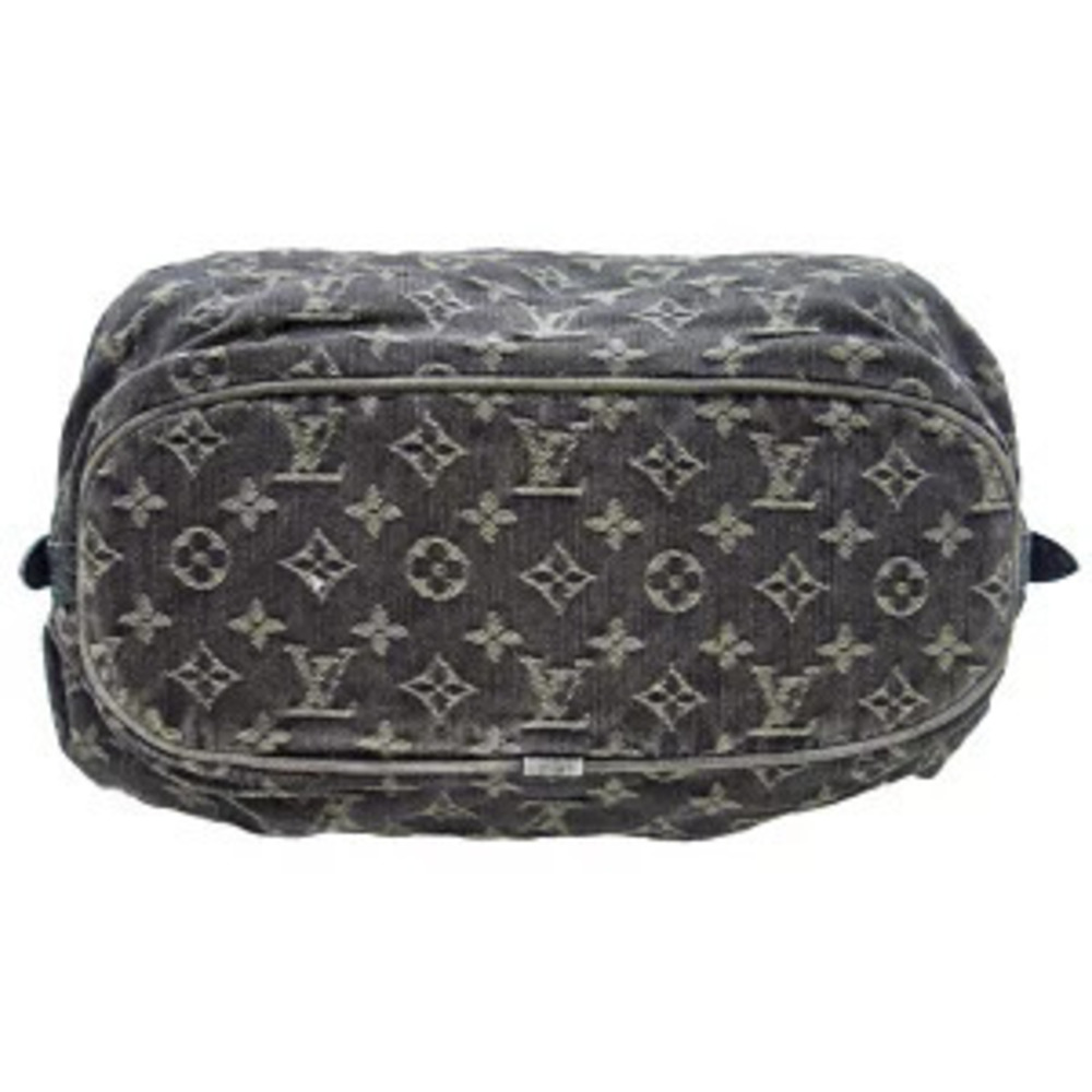 Louis Vuitton Black Monogram Bag Denim Shoulder - Picture 7 of 7